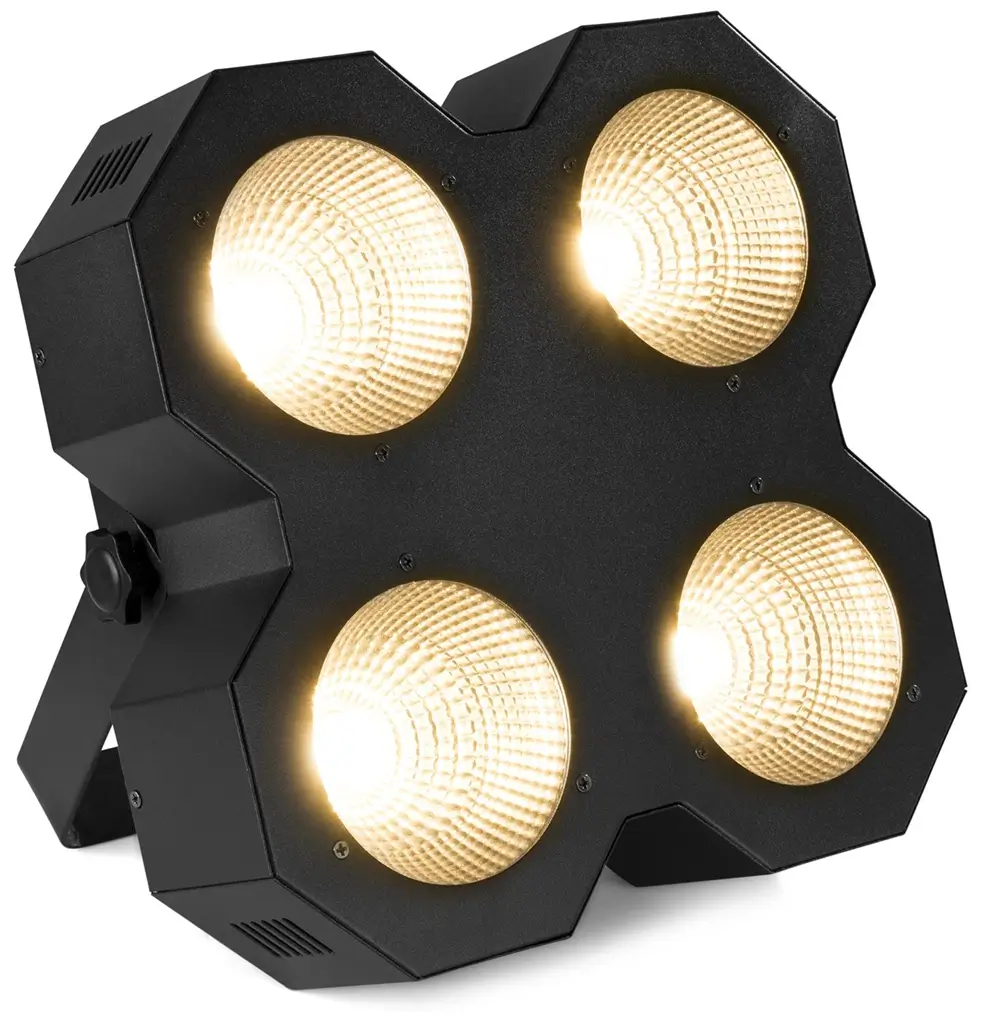 Foco de escenario con 4 LED COB de 50 W, luz blanca cálida - SB400 - beamZ