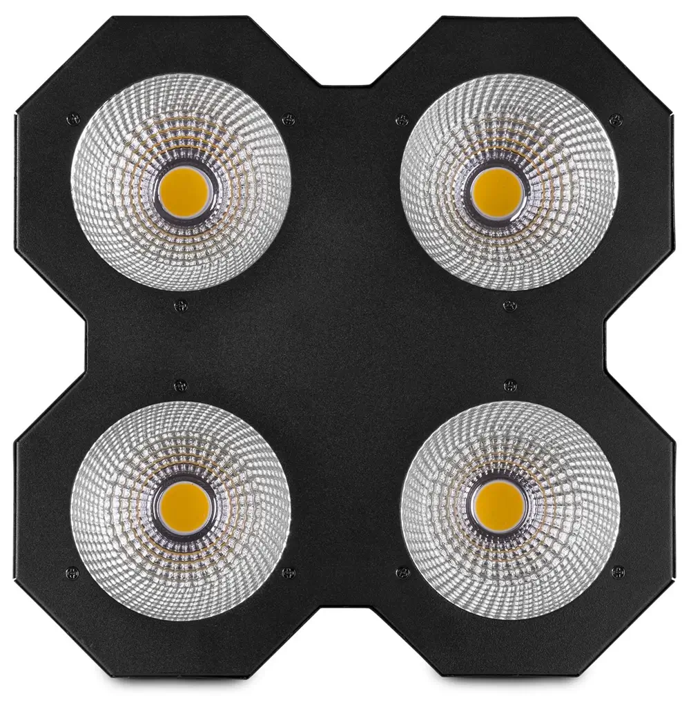 Foco de escenario con 4 LED COB de 50 W, luz blanca cálida - SB400 - beamZ