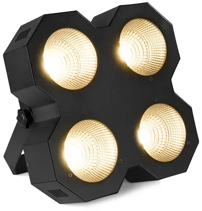 Foco de escenario con 4 LED COB de 50 W, luz blanca cálida - SB400 - beamZ