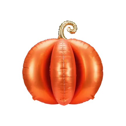 Globo de aluminio con forma de calabaza 3D gigante, 90 x 90 cm – Decoración de Halloween