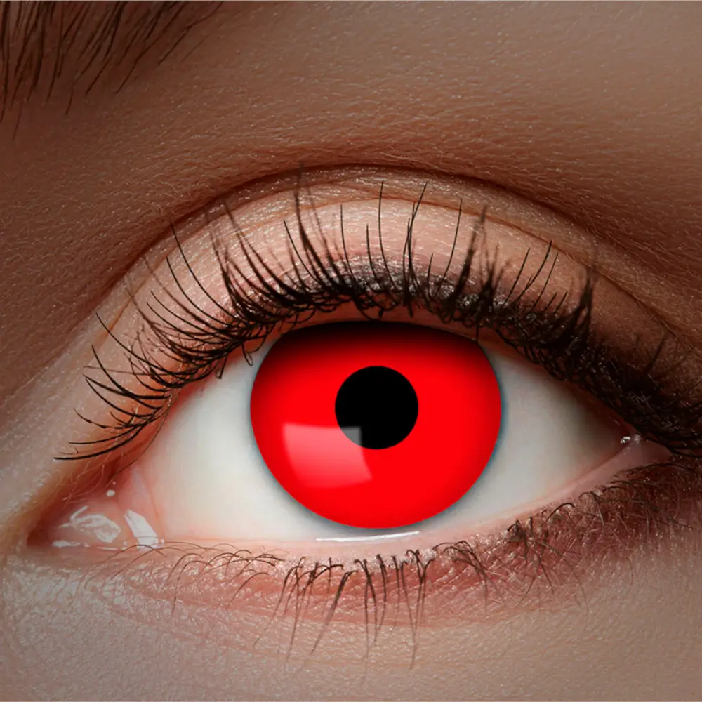 Lentes fluorescentes rojas – Lentes de Halloween