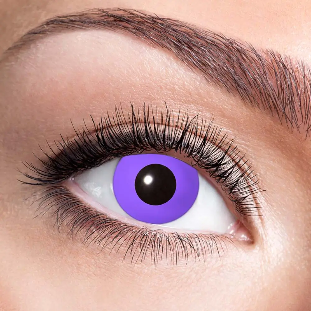 Lentes de contacto góticas moradas – Lentes de contacto de Halloween