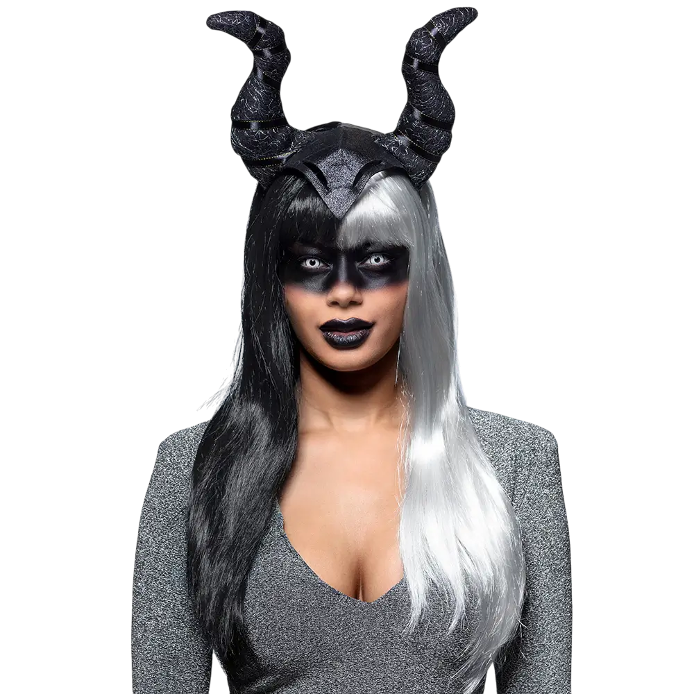 Lentes de contacto blancas con contorno negro – Lentes de contacto de Halloween