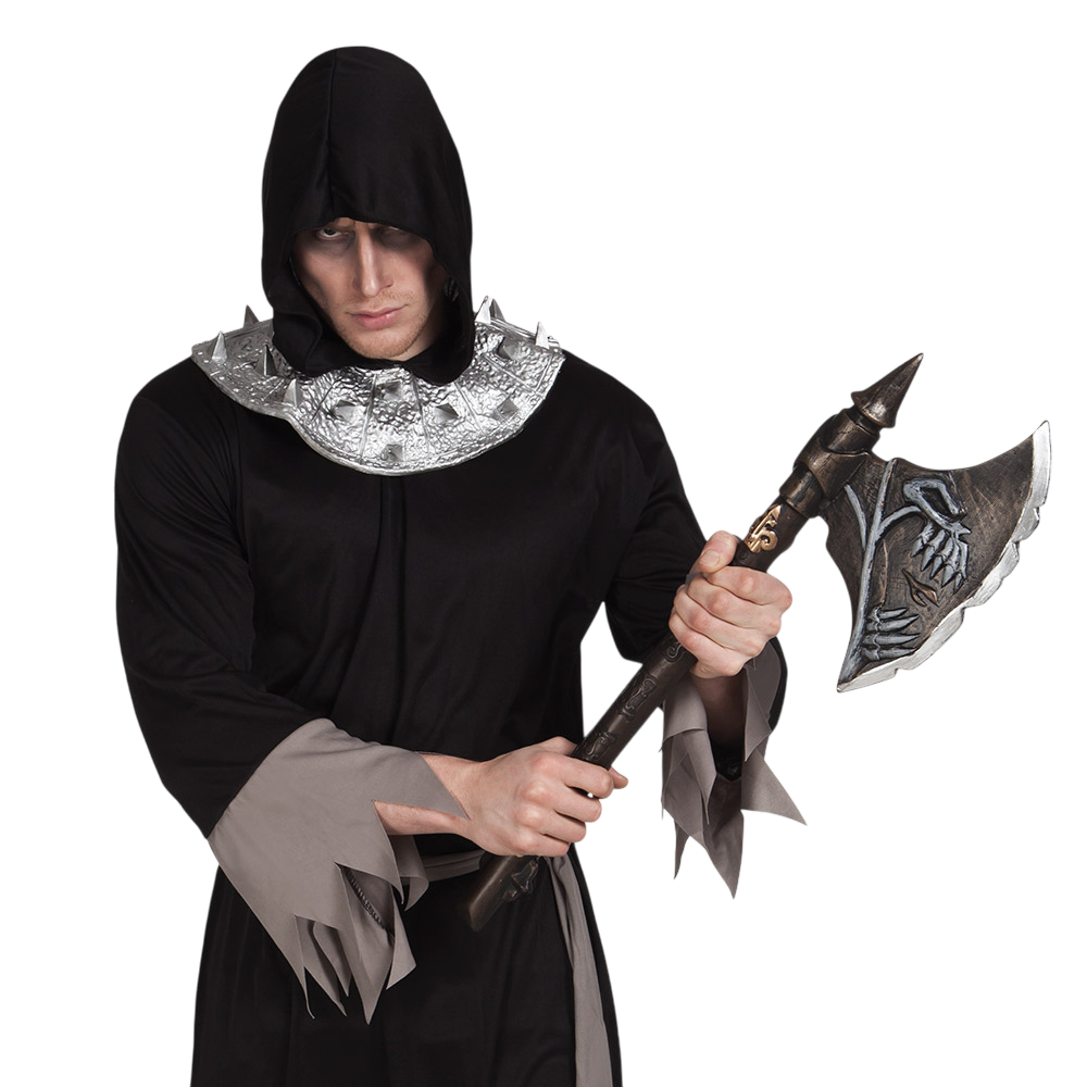 Hacha «Cabeza de Muerte» de 68 cm – Accesorio de Halloween