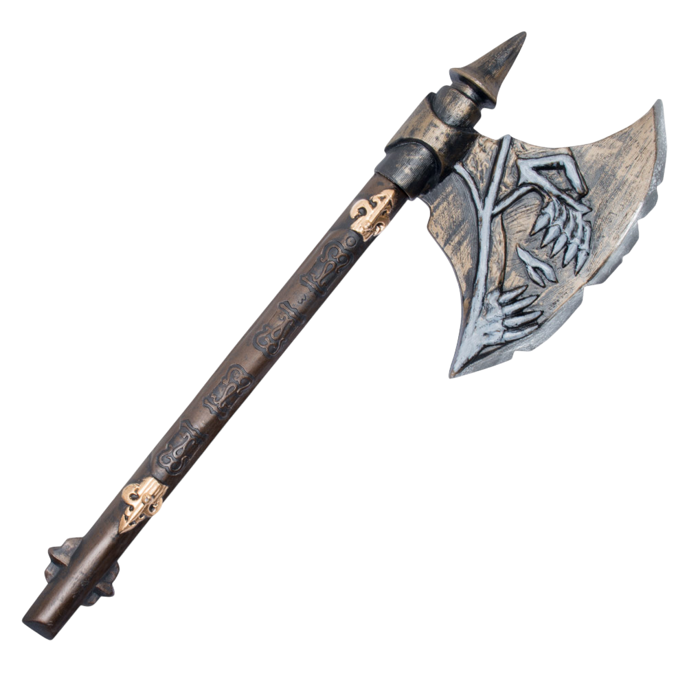 Hacha «Cabeza de Muerte» de 68 cm – Accesorio de Halloween