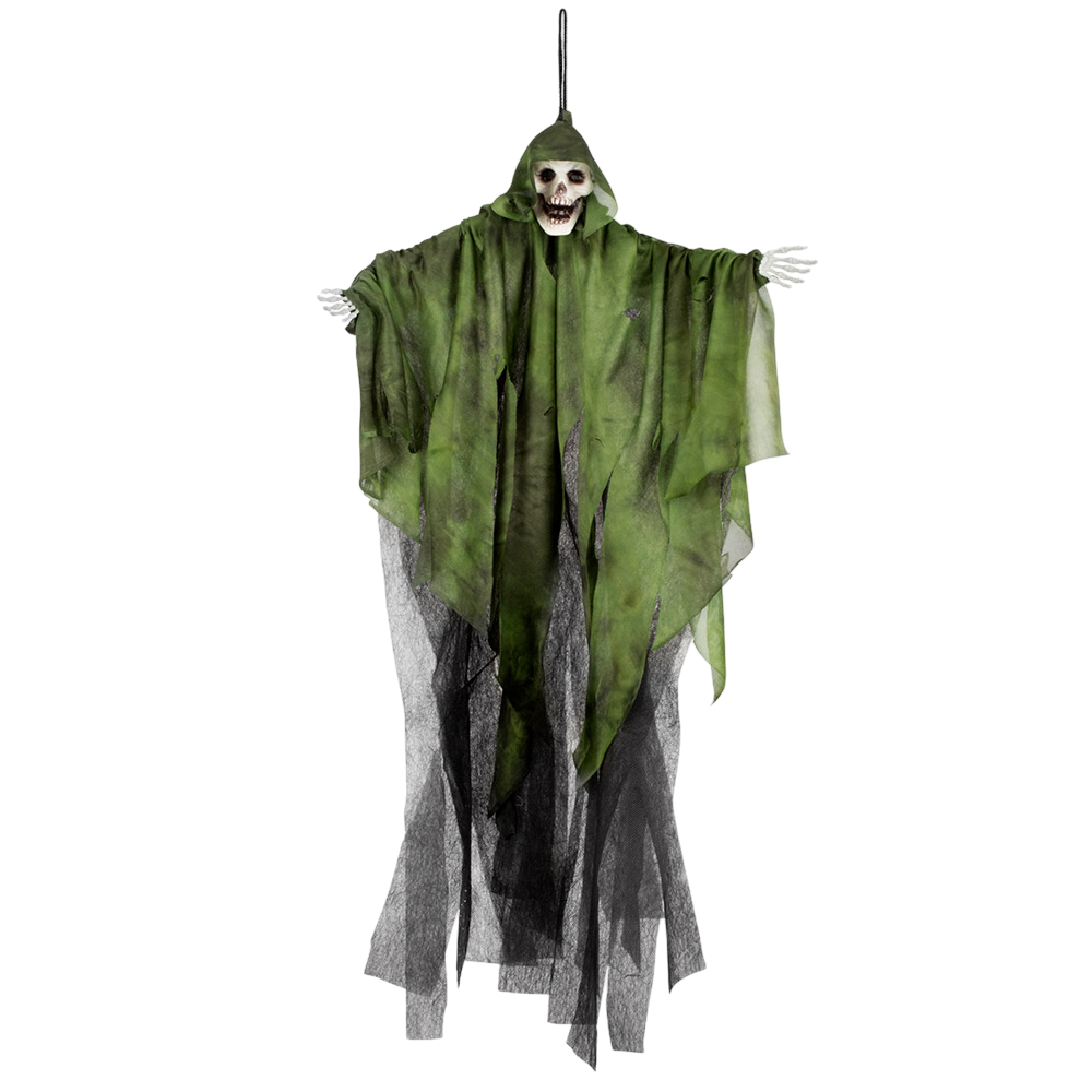 Fantasma con forma de calavera para colgar, 65 cm – Decoración de Halloween