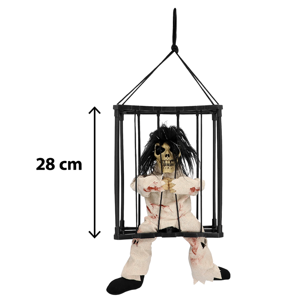 Fantasma prisionero para colgar, 28 x 23 x 9,5 cm – Decoración de Halloween