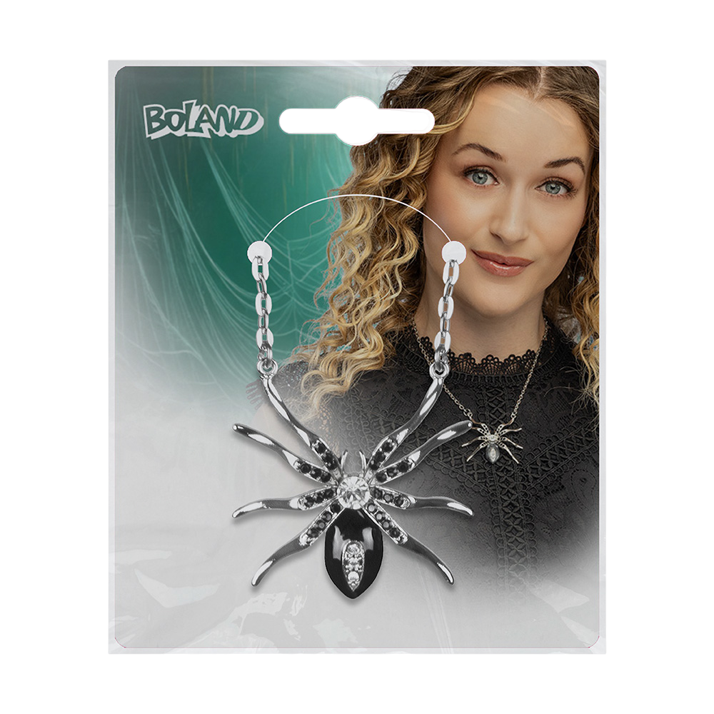 Collar «Araña Black Widow» – Joya de Halloween