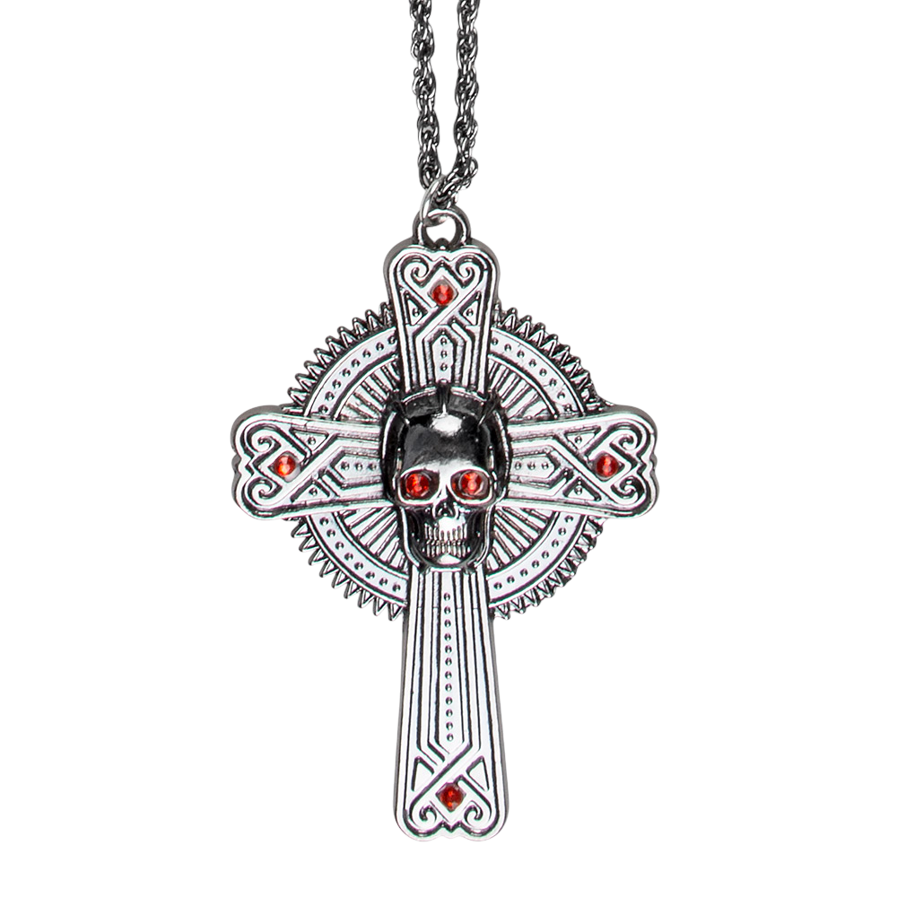 Collar con calavera y huesos – Joya de Halloween