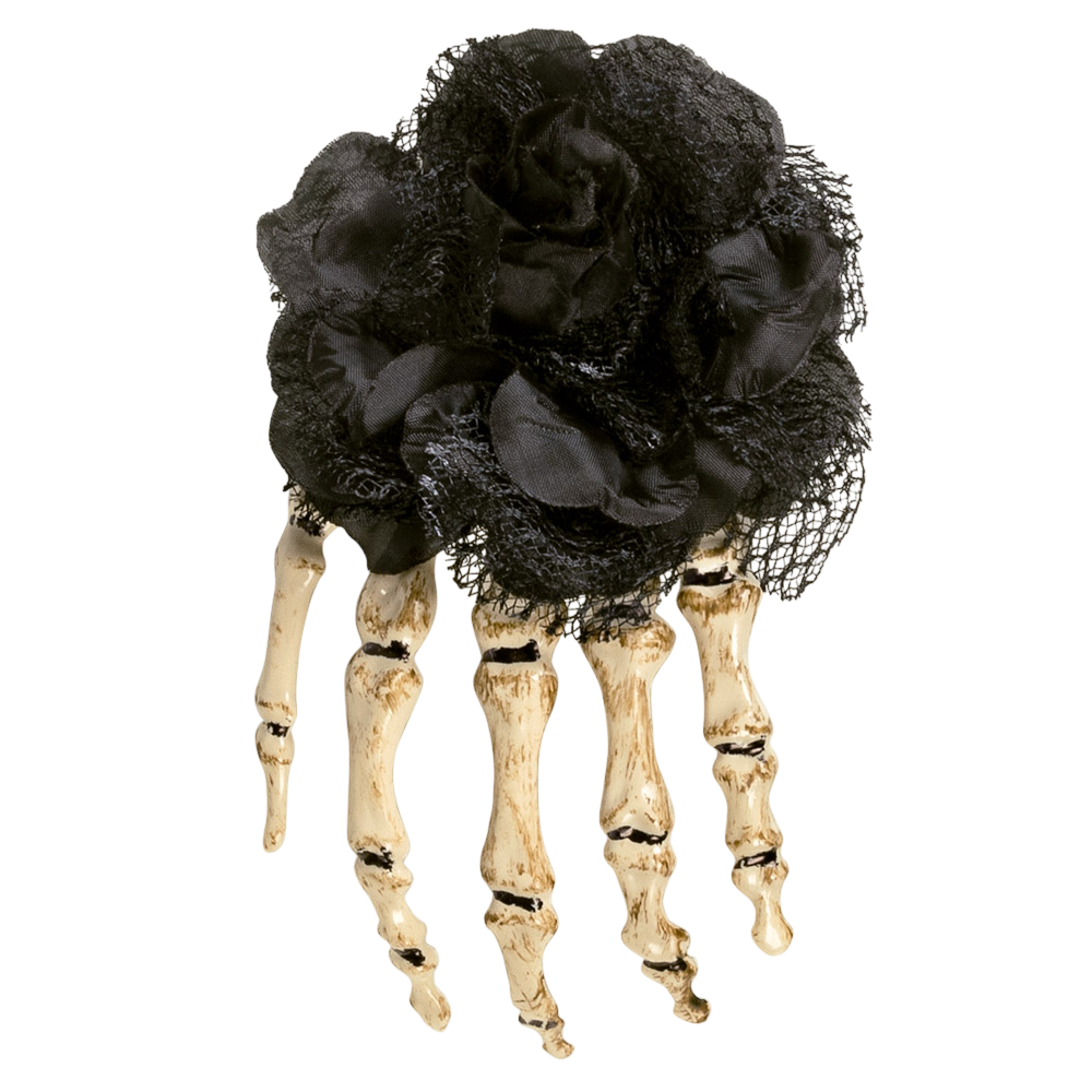 Horquilla «Mano de esqueleto» – Accesorio para el pelo de Halloween