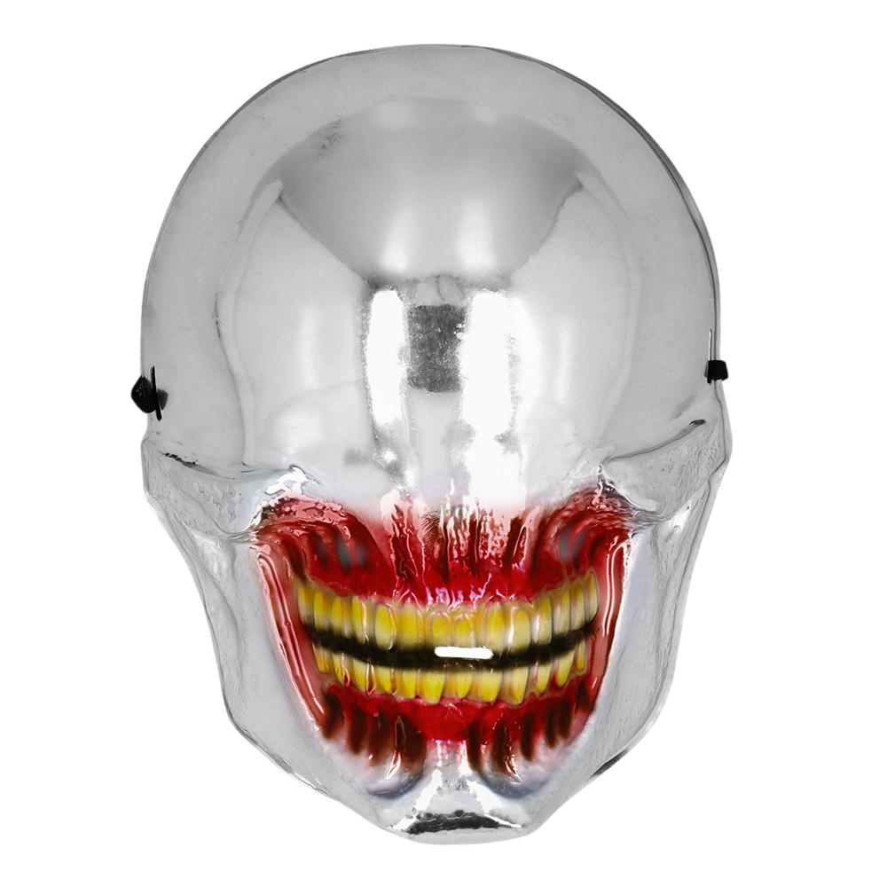Máscara de calavera alienígena con espejo – Máscara de Halloween