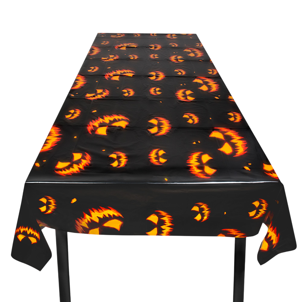 Mantel «Calabaza terrorífica», 120 x 180 cm – Decoración de Halloween