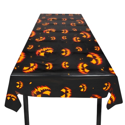 Mantel «Calabaza terrorífica», 120 x 180 cm – Decoración de Halloween