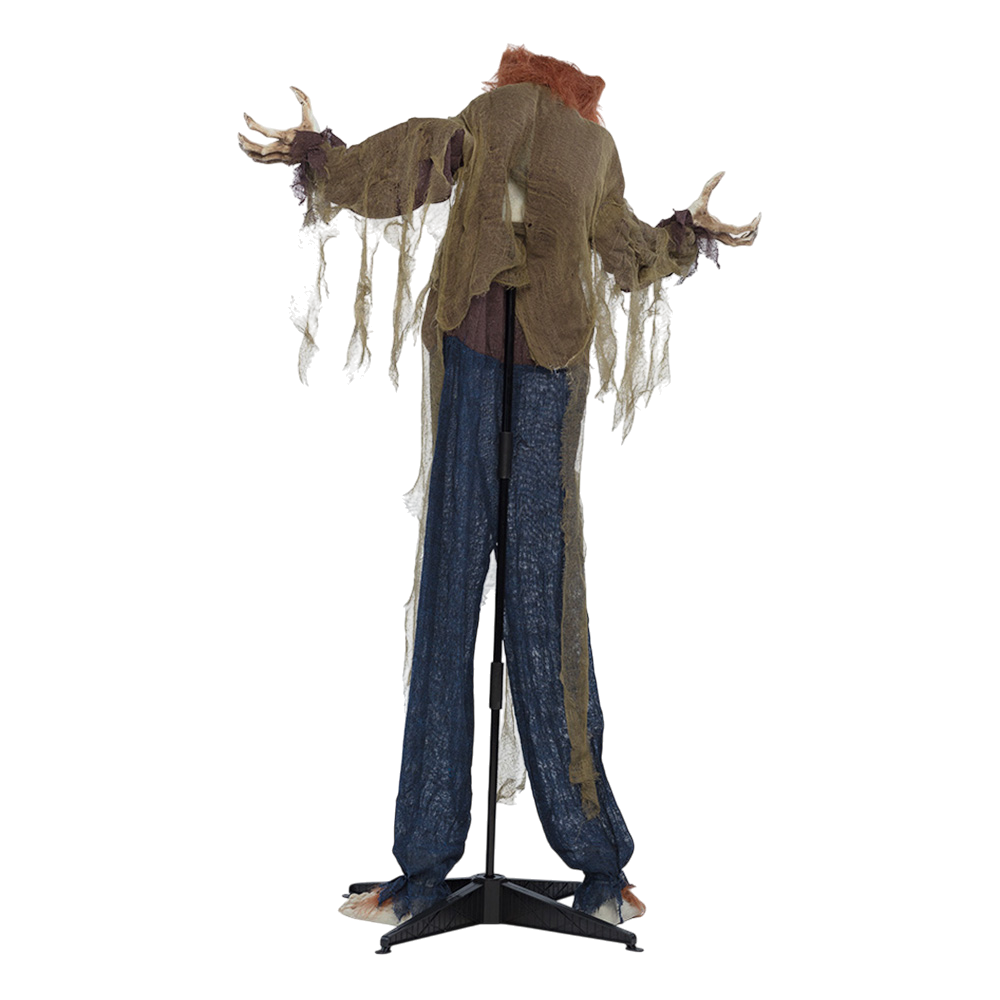 Hombre lobo de tamaño humano, 160 cm – Decoración de Halloween
