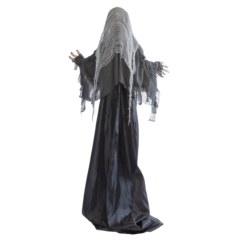 Muñeco esqueleto de la Parca animado que crece de 180 a 215 cm – Halloween