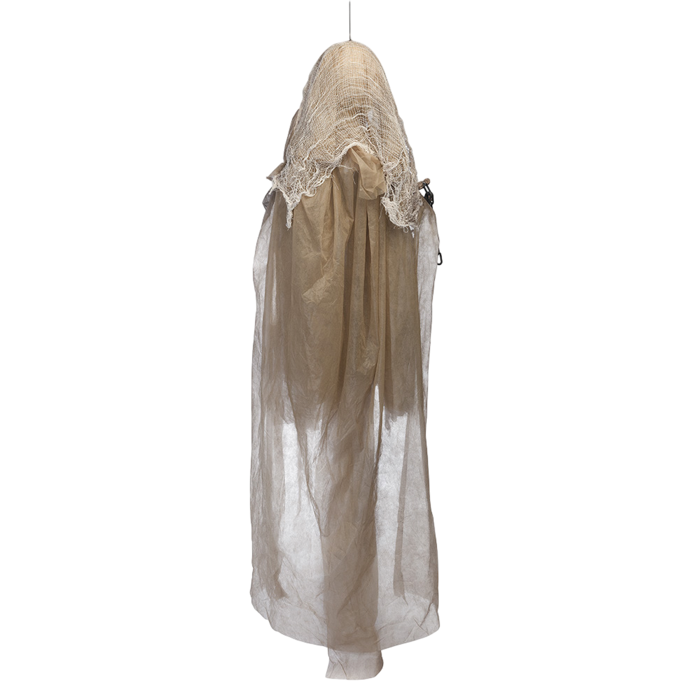 Muñeco esqueleto animado, luminoso y con sonido, con cadenas, 183 cm – Halloween