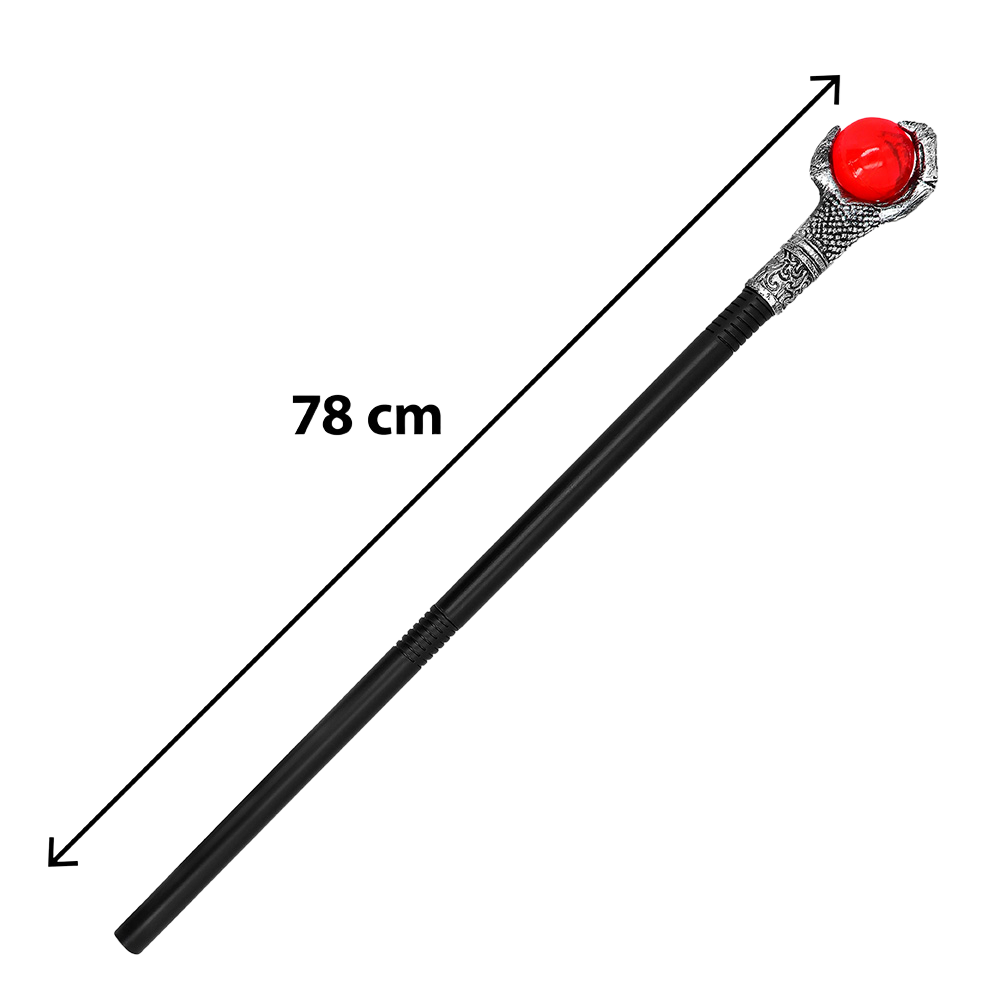 Cetro de vampiro de 78 cm – Accesorio para disfraces de Halloween