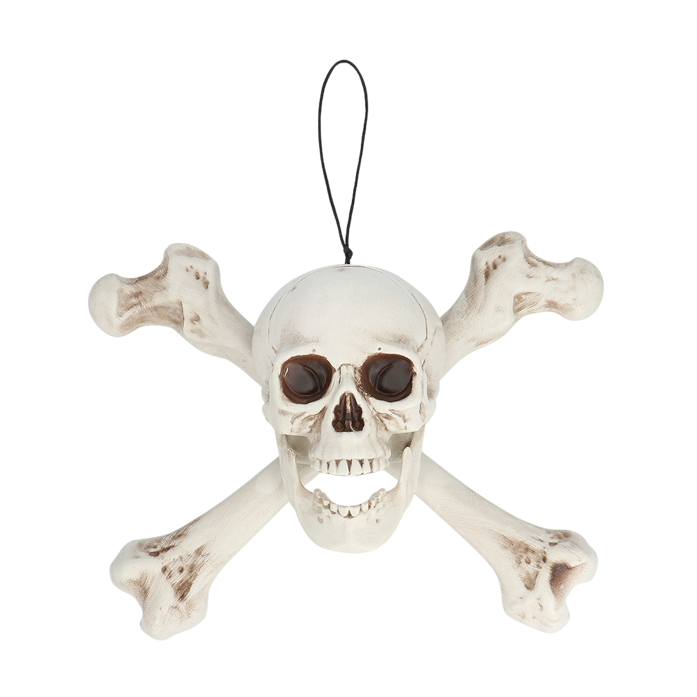 Calavera gigante de 37 x 31 x 15 cm – Decoración de Halloween