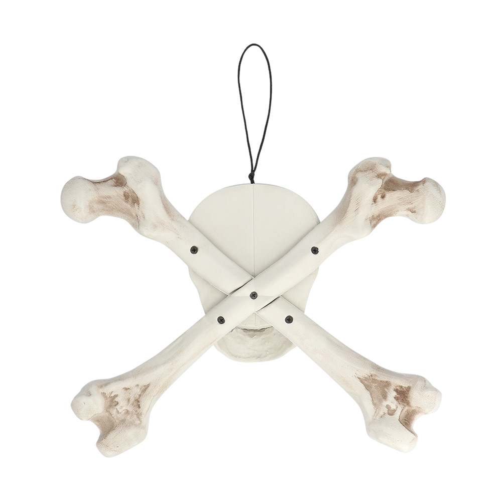 Calavera gigante de 37 x 31 x 15 cm – Decoración de Halloween