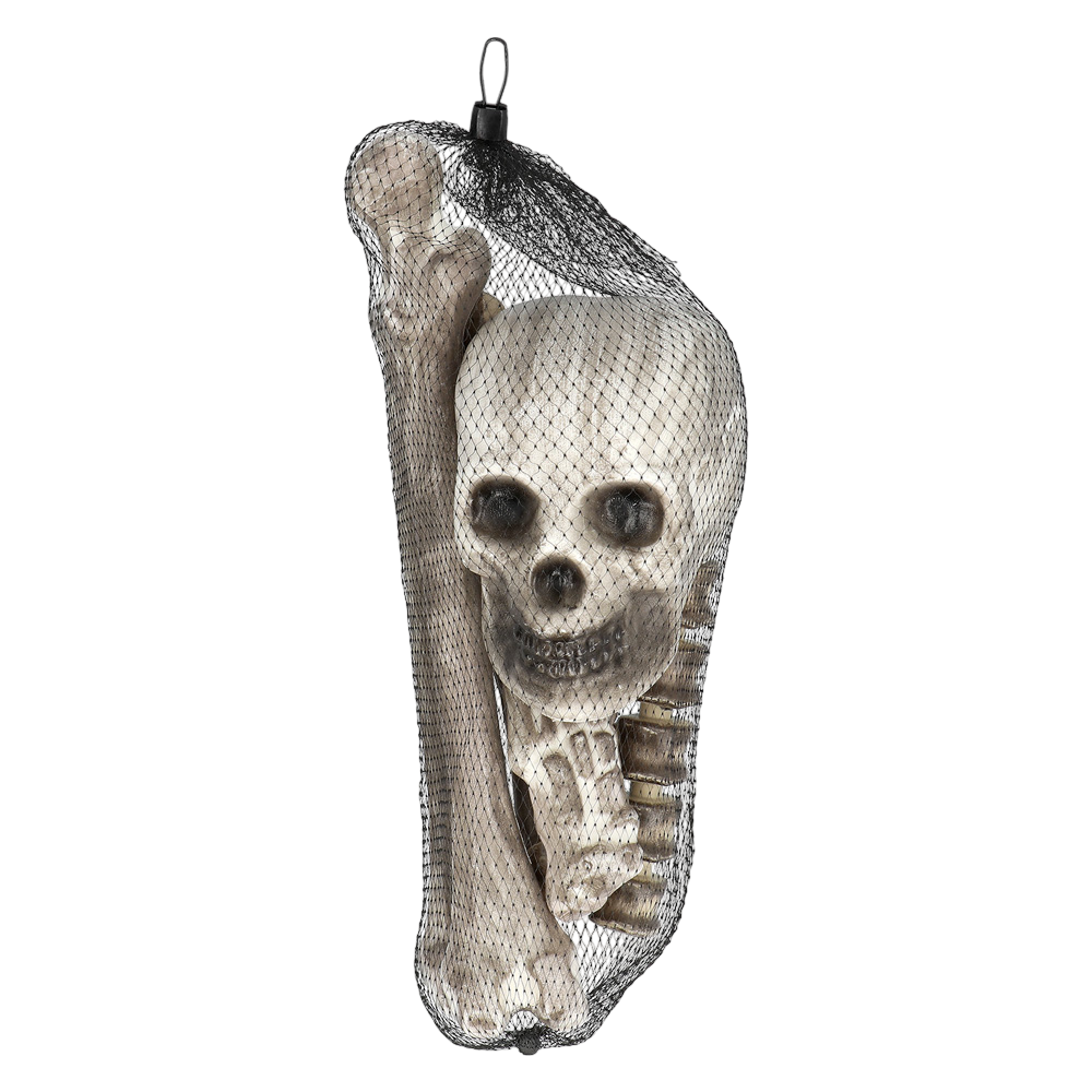 Lote de 6 calaveras y huesos – Decoración de Halloween