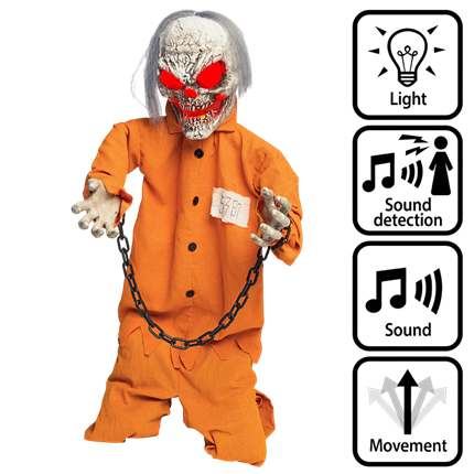 Preso condenado a muerte, 100 cm – Decoración de Halloween