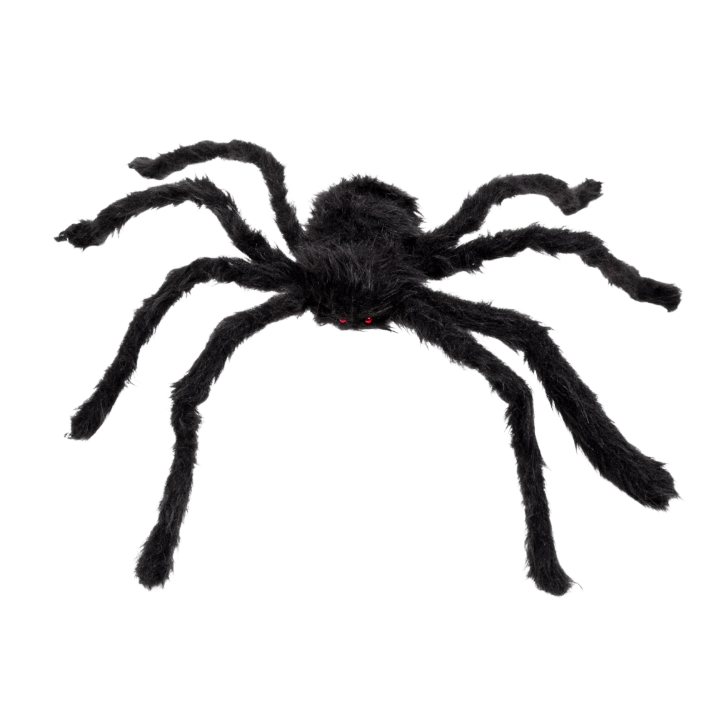 Araña peluda gigante, 50 x 65 cm – Decoración de Halloween