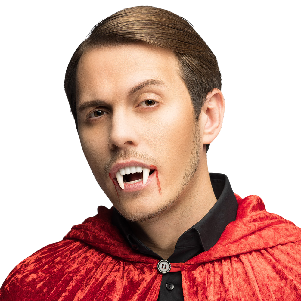 Dientes de vampiro – Accesorio para disfraces de Halloween