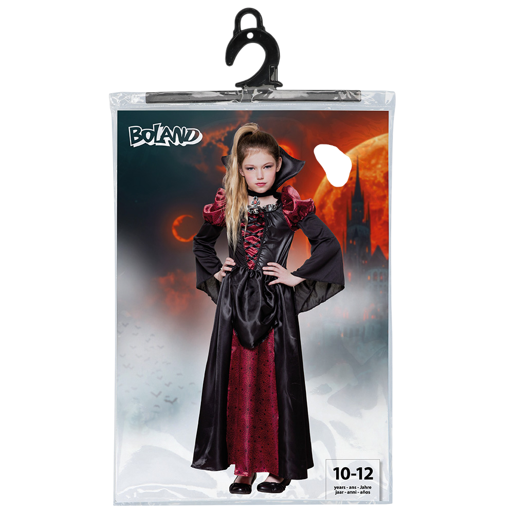 Disfraz de reina vampira para niña de 10 a 12 años – Halloween