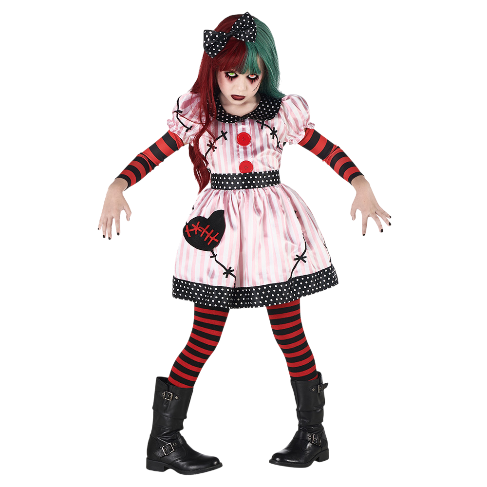 Disfraz de muñeca poseída para niña de 10 a 12 años – Halloween