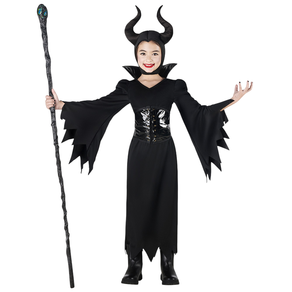Disfraz de la Reina Malvada para niña de 10 a 12 años – Halloween