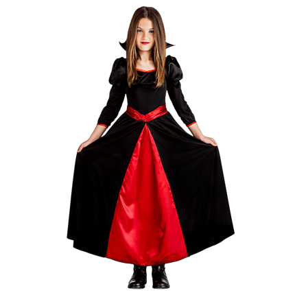 Disfraz de vampiresa para niña de 7 a 9 años – Halloween