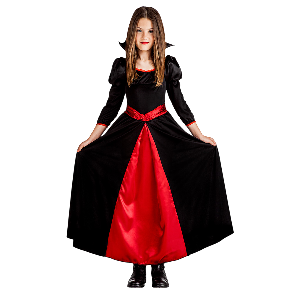 Disfraz de vampiresa para niña de 10 a 12 años – Halloween