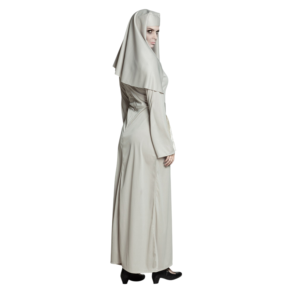 Disfraz de monja fantasma para mujer, talla 36/38 – Halloween
