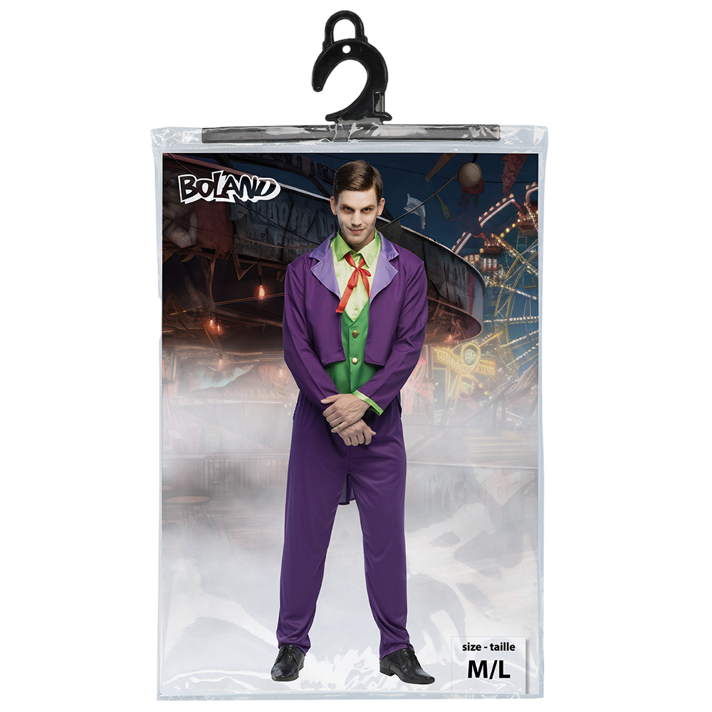 Disfraz de científico loco para hombre, talla M/L – Halloween