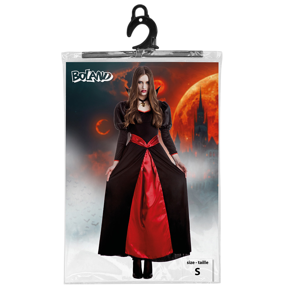 Disfraz de mujer vampiro, talla S – Halloween