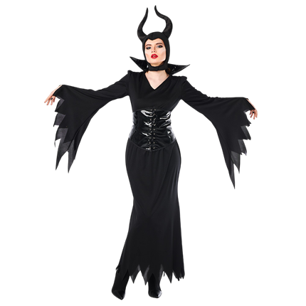 Disfraz de la Reina Malvada para mujer, tallas M/L – Halloween