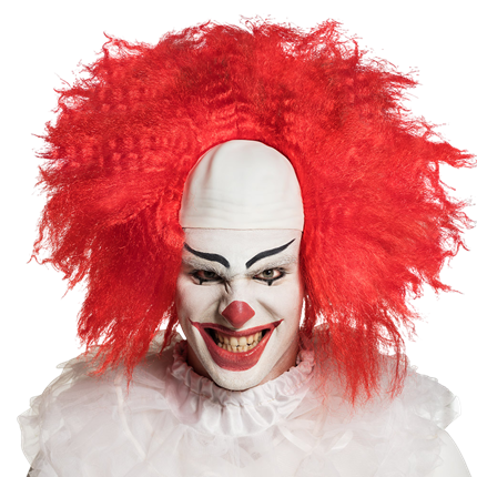 Peluca de payaso de terror – Disfraz de Halloween