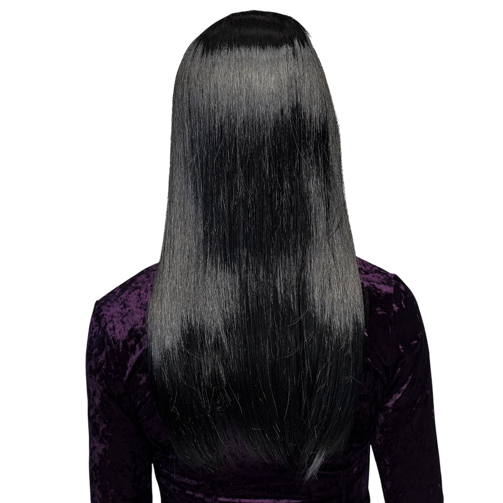 Peluca de bruja negra – Disfraz de Halloween