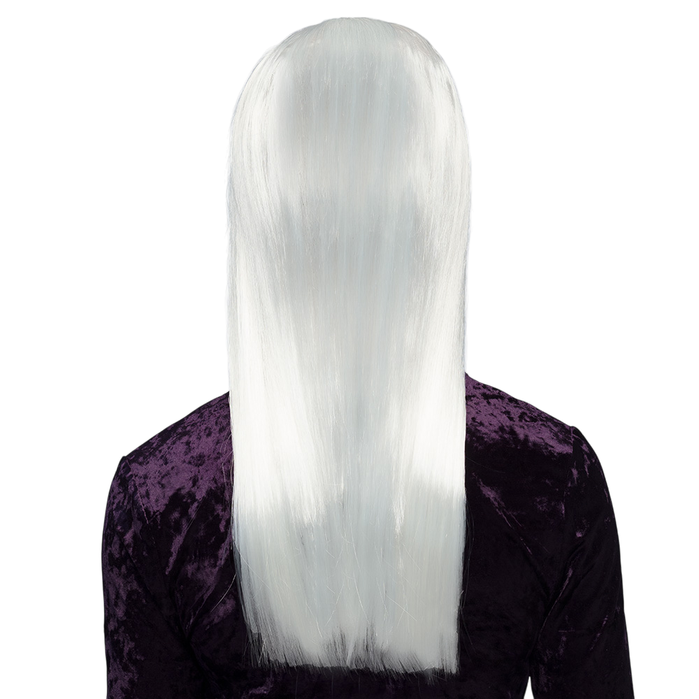 Peluca de bruja blanca – Disfraz de Halloween