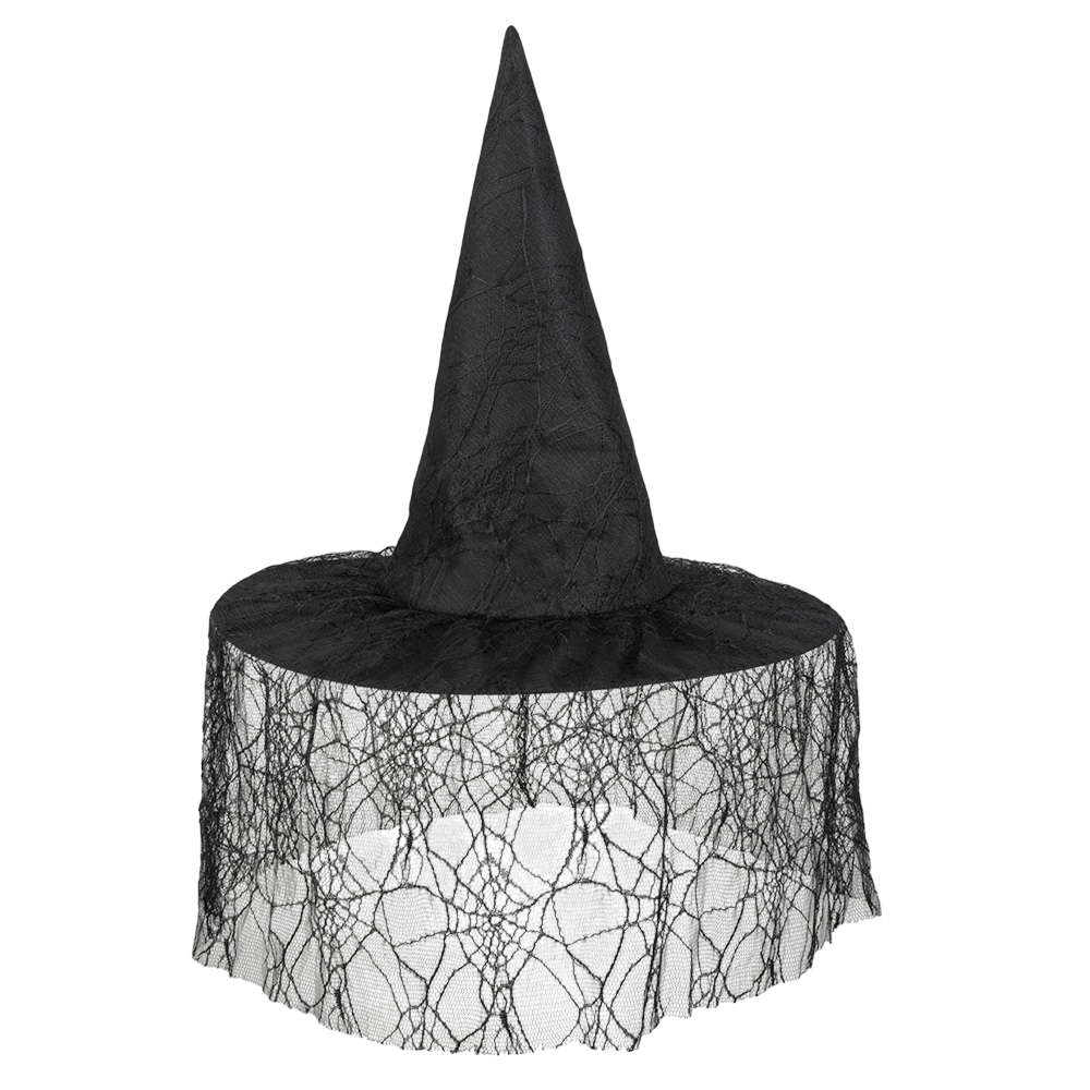 Sombrero de bruja negro – Disfraz de Halloween
