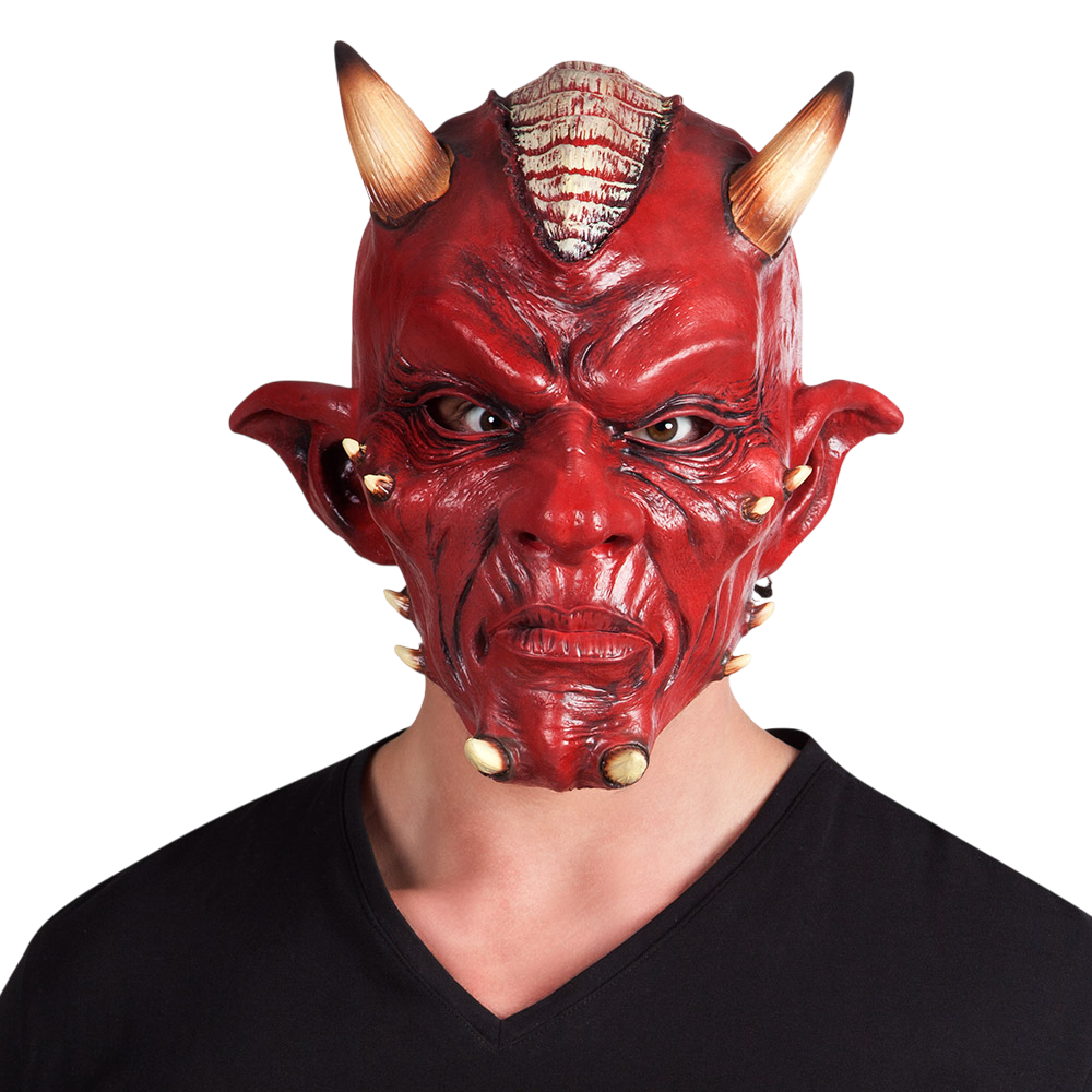 Máscara de látex de diablo – Máscara de Halloween