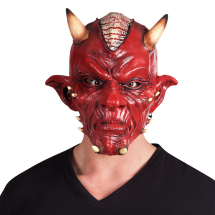 Máscara de látex de diablo – Máscara de Halloween