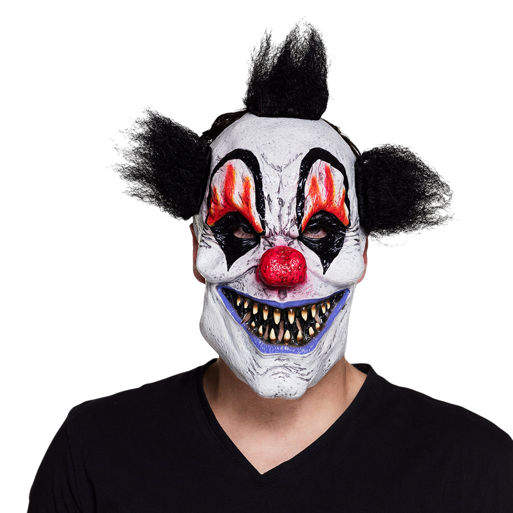 Máscara de látex de payaso terrorífico – Halloween