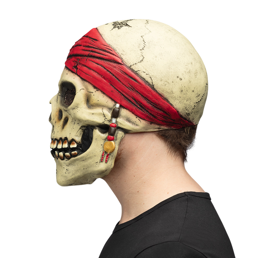 Máscara de pirata de látex – Disfraz de Halloween