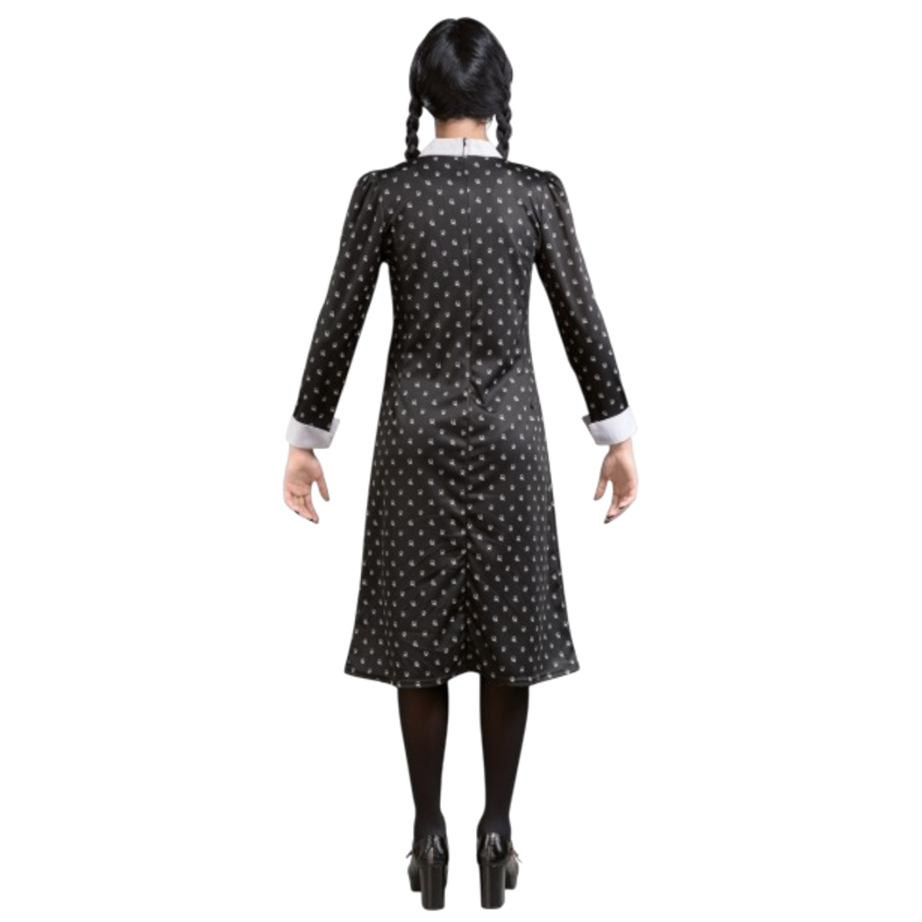 Vestido negro de Miércoles Addams XS – Disfraz para mujer