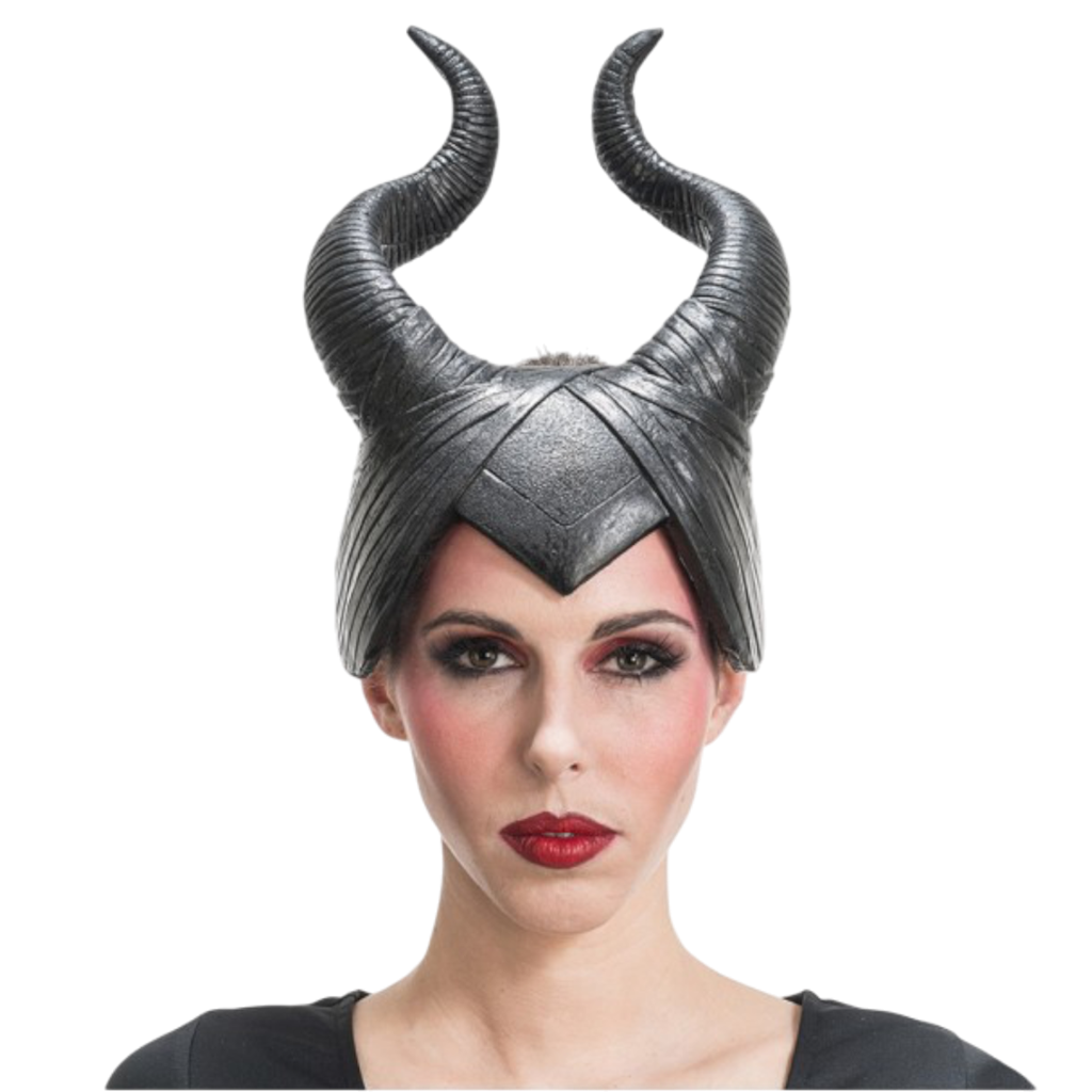 Cuernos malvados de látex, 20 x 29 cm – Accesorio de Halloween