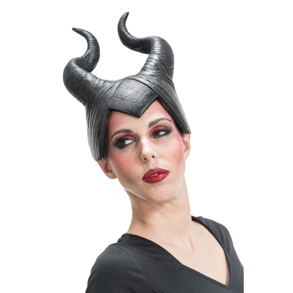 Cuernos malvados de látex, 20 x 29 cm – Accesorio de Halloween