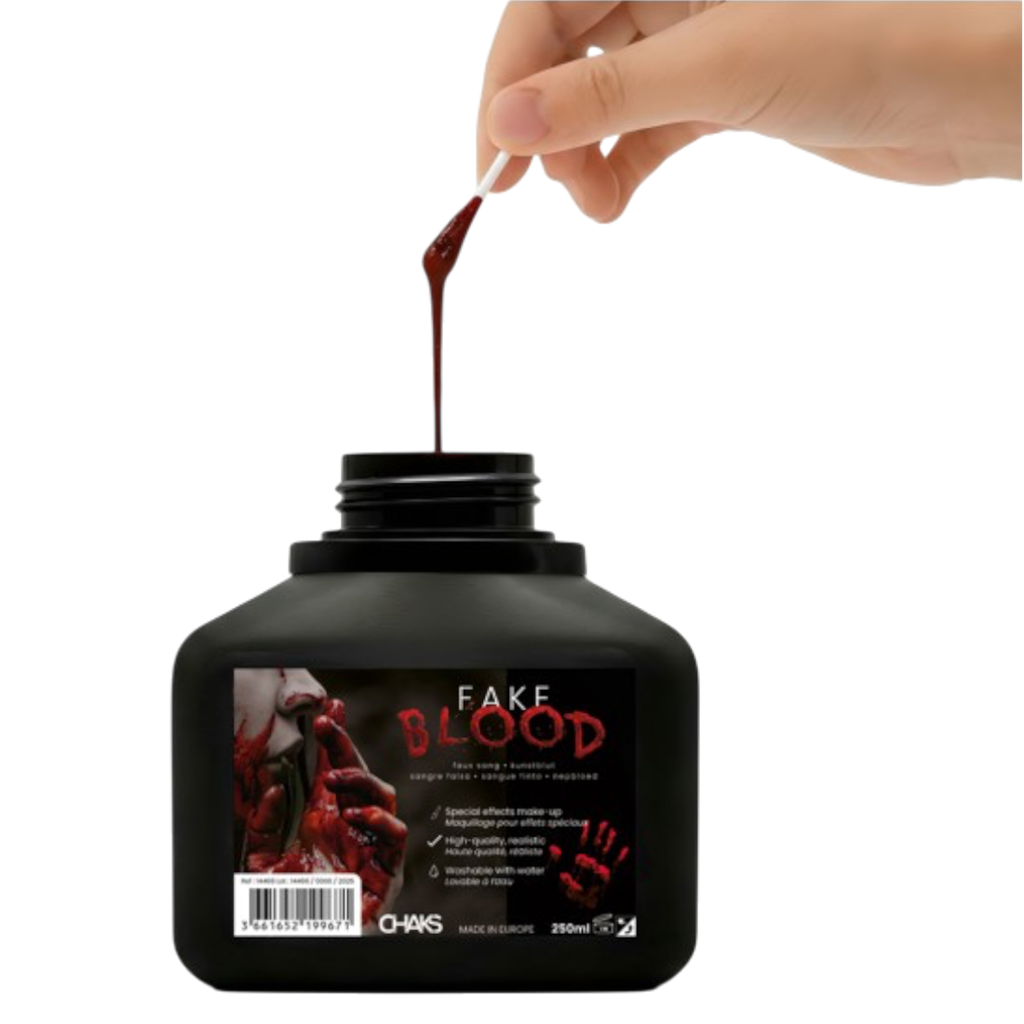Sangre falsa, 250 ml – Maquillaje de Halloween