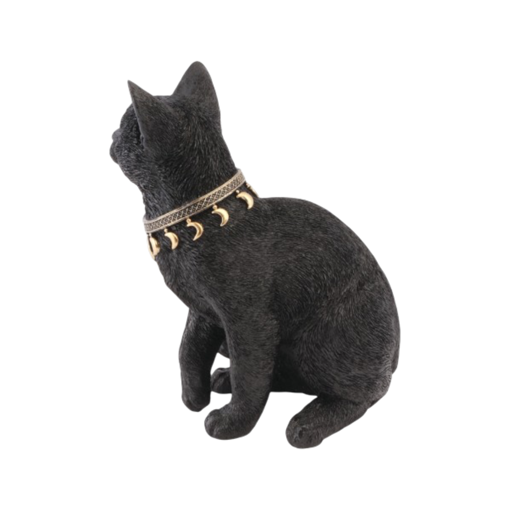 Gato negro místico de 28 cm – Decoración de Halloween