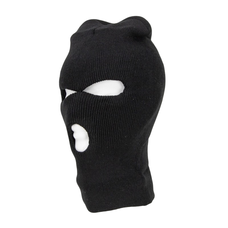 Capucha negra – Accesorio para disfraces de Halloween